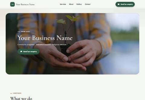 Community Trust design, NGO & temple trust example