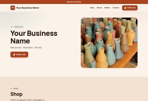 Online Store design, Retail shop, boutique & D2C example